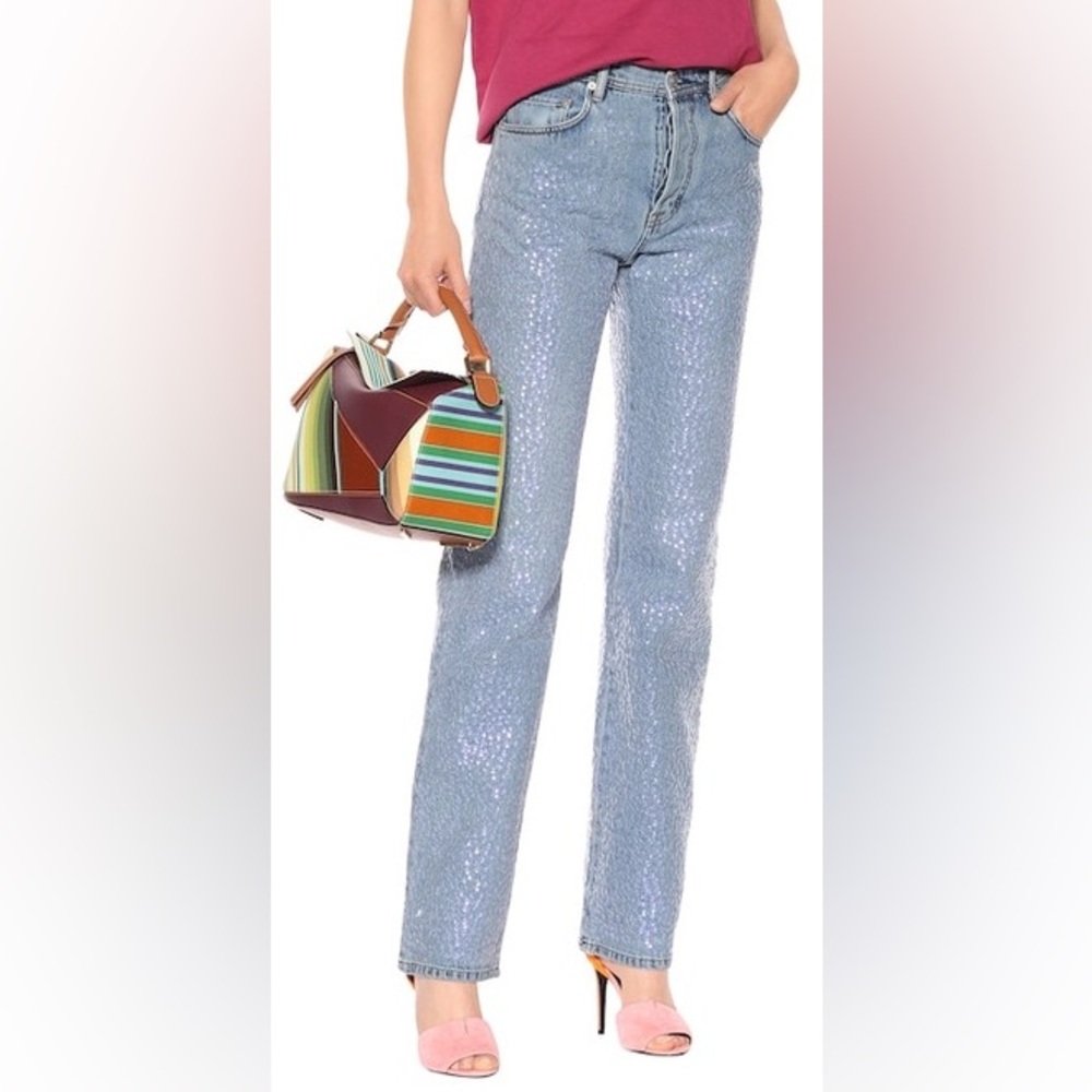 Acne Studios Sequin Jeans Size 25 | ASO Demi Lovato